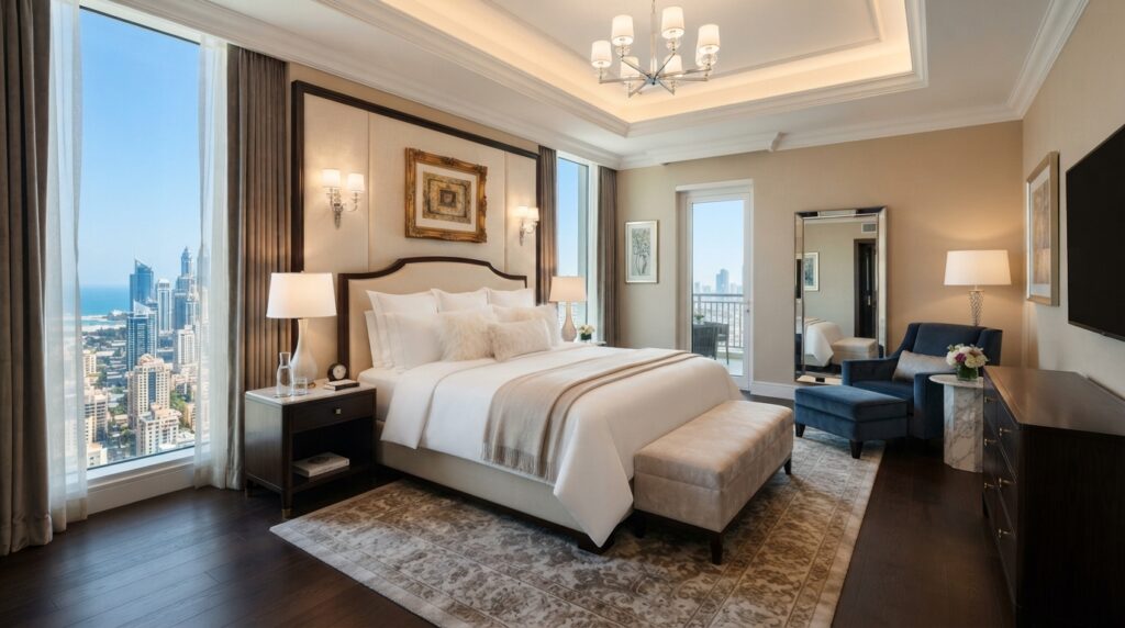 luxury Bedroom Stock Photos