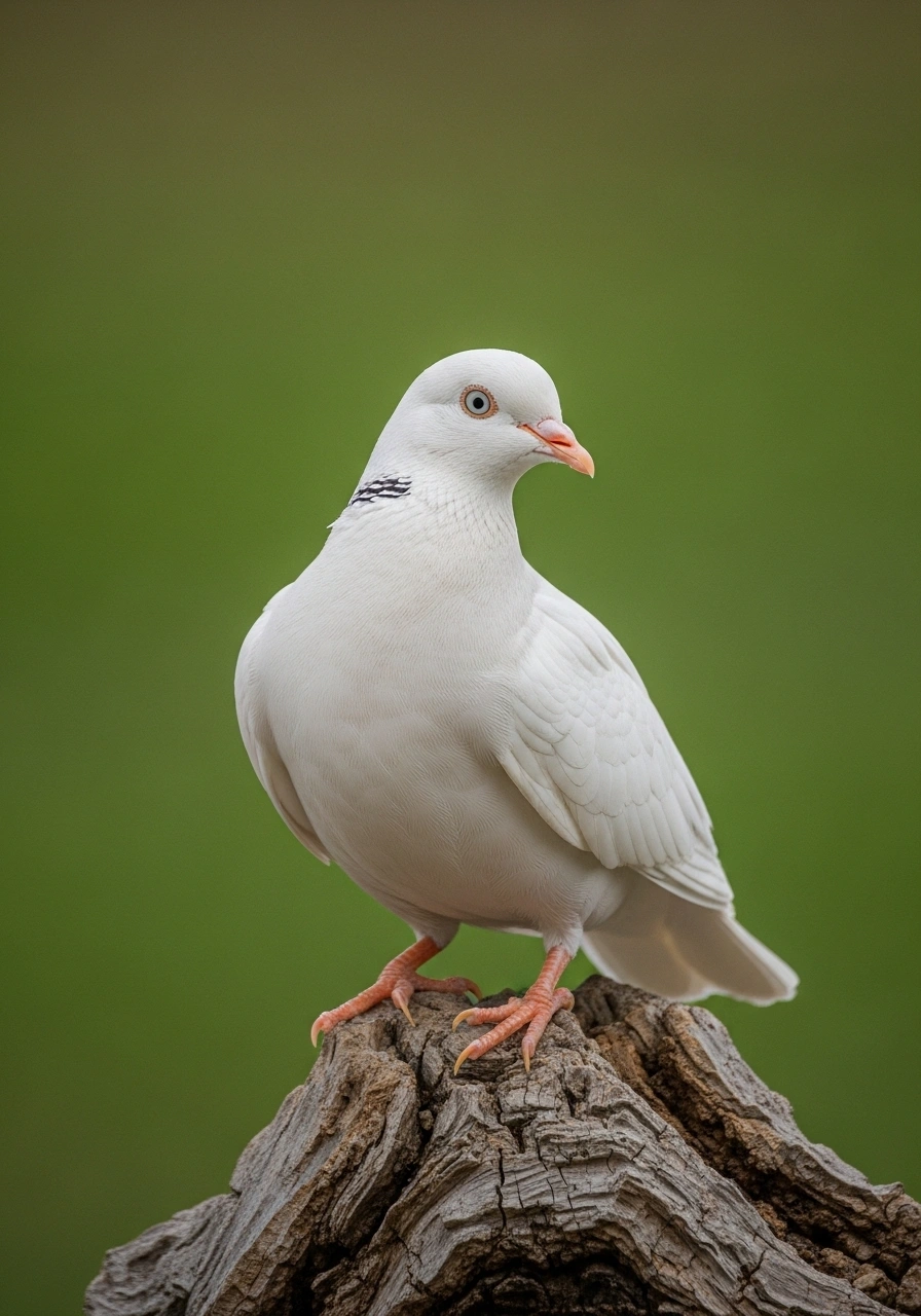 Dove on tree
